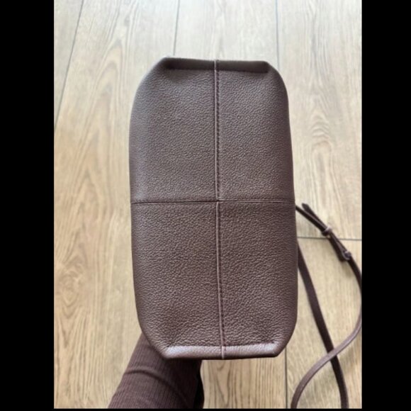 Polene Numéro Neuf Mini Handbag in Textured Sandalwood NWOT - Picture 7 of 9